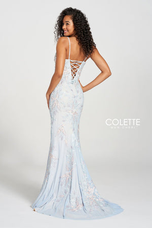 Colette CL12206 prom dress images.  Colette CL12206 is available in these colors: Elsa.