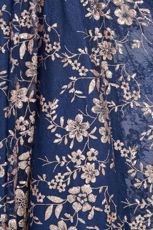 Colette CL12223 prom dress images.  Colette CL12223 is available in these colors: Bubblegum, Navy Blue Gold, Vintage Yellow.