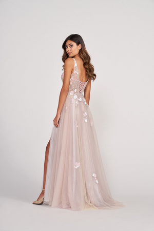 Colette CL2003 prom dress images.  Colette CL2003 is available in these colors: Silver Multi.