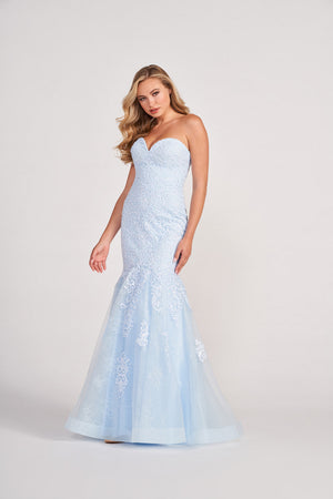 Colette CL2005 prom dress images.  Colette CL2005 is available in these colors: Light Blue, Lilac.