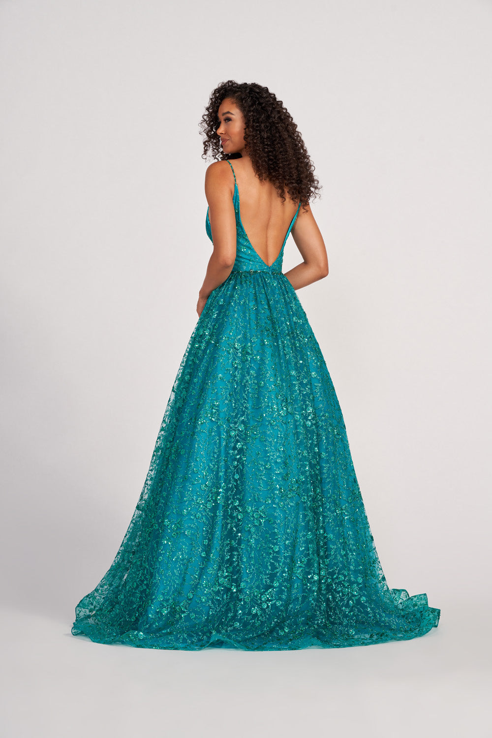 Colette CL2016 prom dress images.  Colette CL2016 is available in these colors: Aqua, Emerald, Pink.