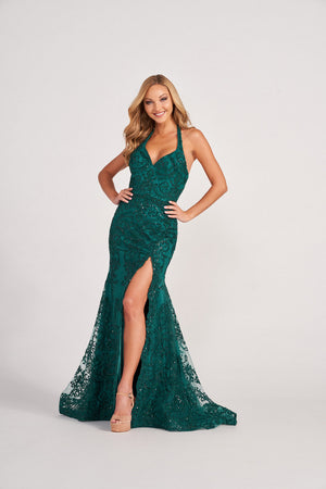 Colette CL2027 prom dress images.  Colette CL2027 is available in these colors: Emerald, Royal Blue, Cabernet, Red.