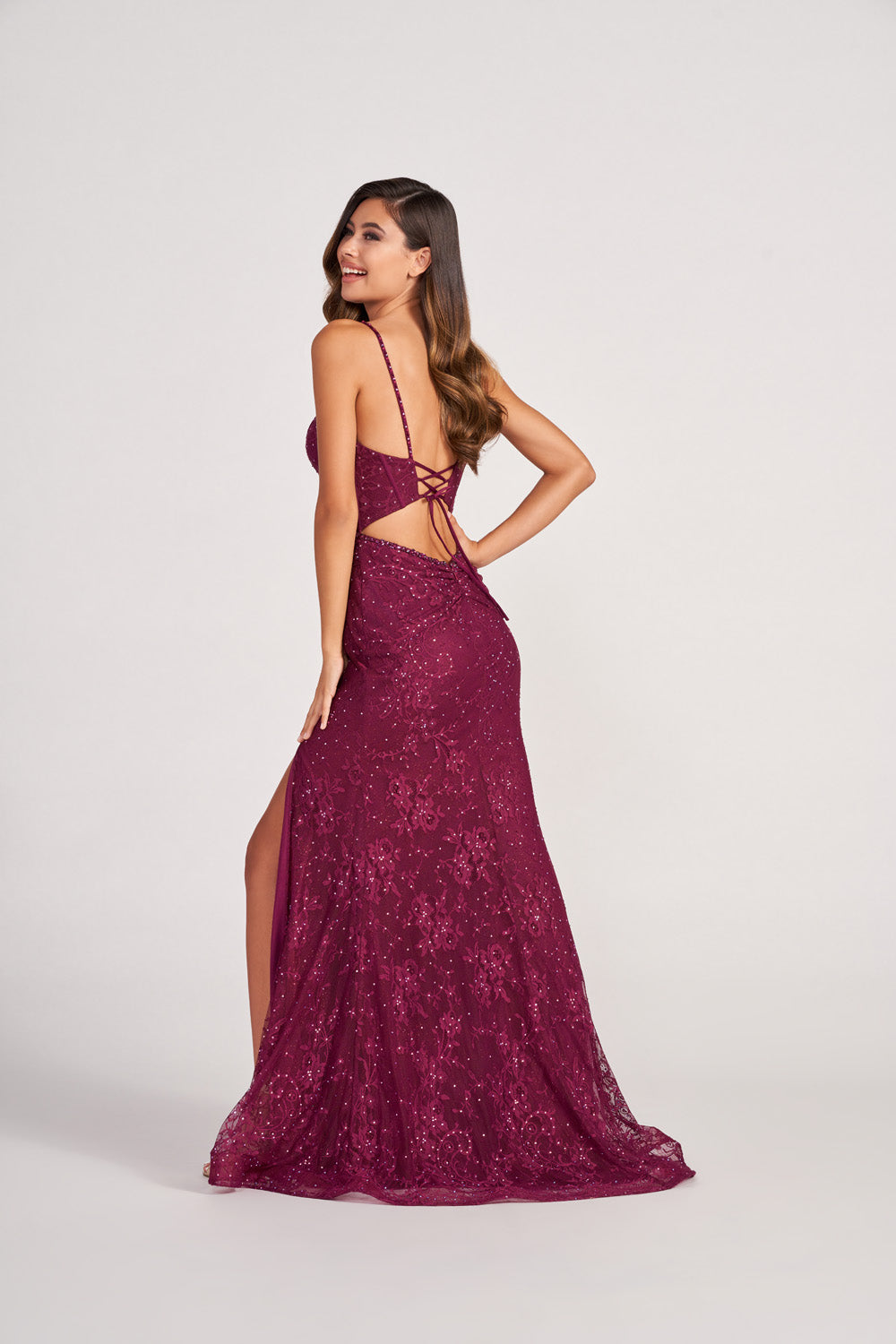 Colette CL2037 prom dress images.  Colette CL2037 is available in these colors: Burgundy, Jade, Black Nude, Sapphire.