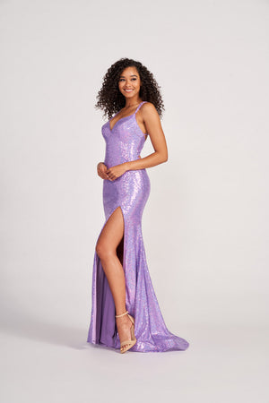 Colette CL2038 prom dress images.  Colette CL2038 is available in these colors: Red, Silver, Lilac Multi, Turquoise Multi.