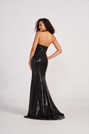 Colette CL2066 prom dress images.  Colette CL2066 is available in these colors: Black.