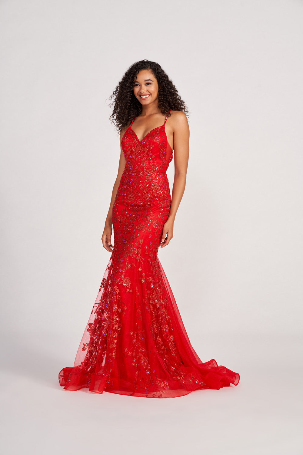 Colette CL2076 prom dress images.  Colette CL2076 is available in these colors: Ice Blue, Red, Silver, Aqua Gold.