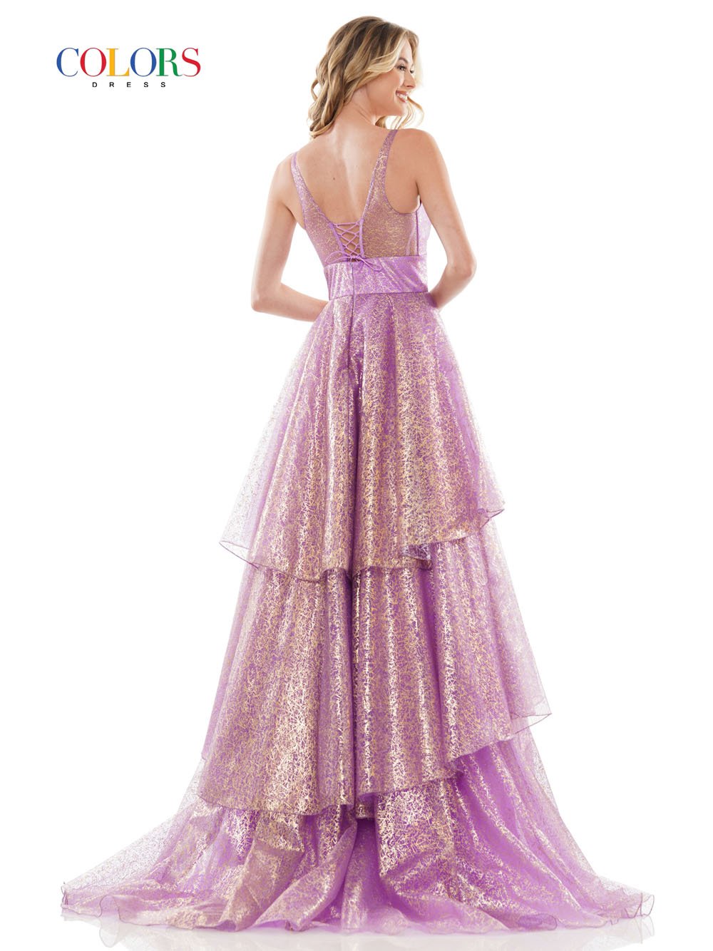 Lavender and hotsell gold dress