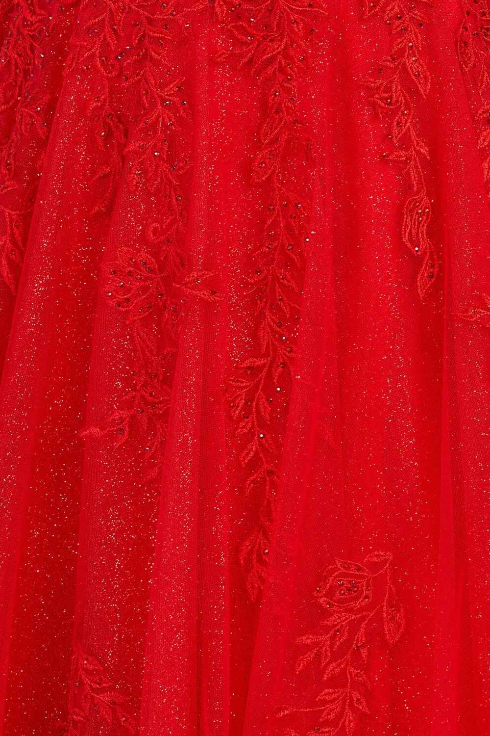 Ellie Wilde EW122076 prom dress images.  Ellie Wilde EW122076 is available in these colors: Red, Light Blue.