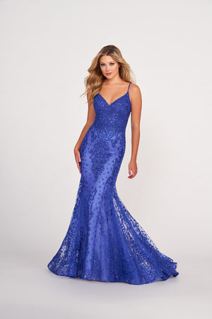 Ellie Wilde EW34030 prom dress images.  Ellie Wilde EW34030 is available in these colors: Red, Black, Royal Blue, Hot Pink.