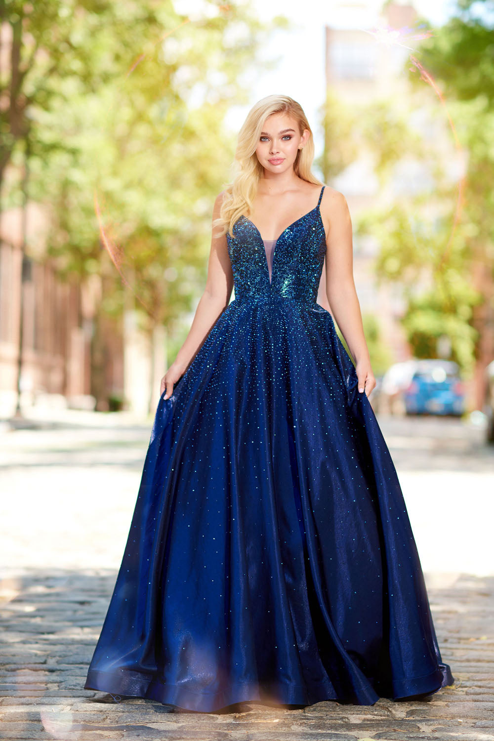 Sapphire hot sale formal dress