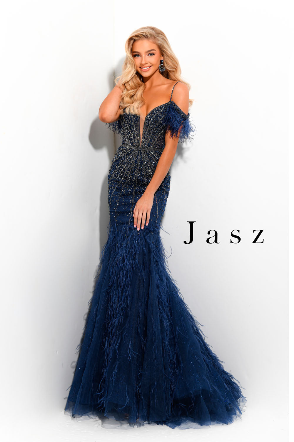 Jasz Couture 7310 prom dress images.  Jasz Couture 7310 is available in these colors: Burgundy Gunmetal,  Navy,  Nude White.