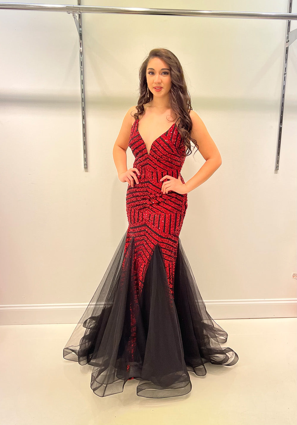Jasz Couture 7411 prom dress images.  Jasz Couture 7411 is available in these colors: White, Pink, Orange, Black Red, Nude Copper.