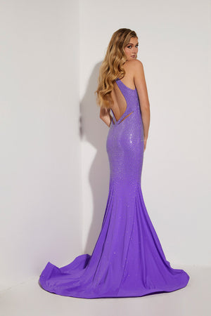 Jasz Couture 7412 prom dress images.  Jasz Couture 7412 is available in these colors: Black, Purple, Red, Yellow.