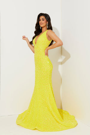 Jasz Couture 7512 prom dress images.  Jasz Couture 7512 is available in these colors: Black, Fuchsia, Yellow.