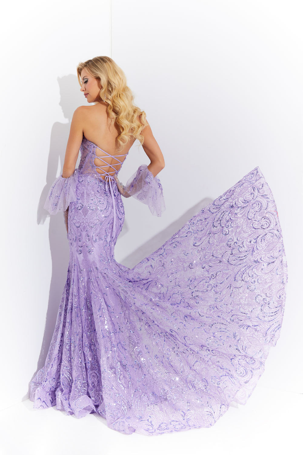 Jasz Couture 7521 prom dress images.  Jasz Couture 7521 is available in these colors: Black Multi, Emerald,Fuchsia, Lilac.