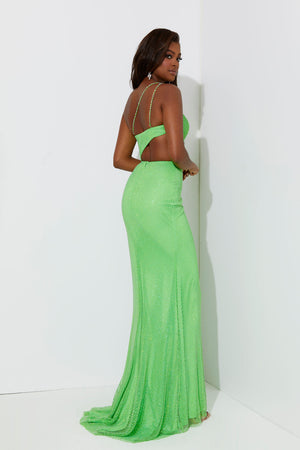 Jasz Couture 7532 prom dress images.  Jasz Couture 7532 is available in these colors: Lime, Black Silver,.