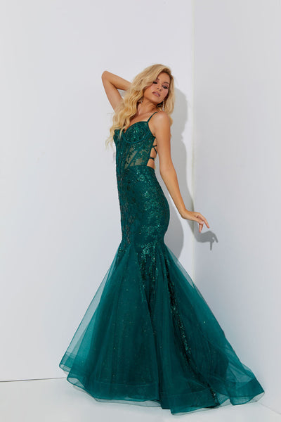 Jasz Couture 7544 Emerald Prom Dress main image 1