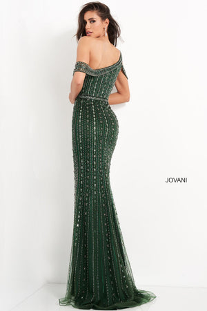 Jovani 03124 prom dress images.  Jovani 03124 is available in these colors: Emerald.