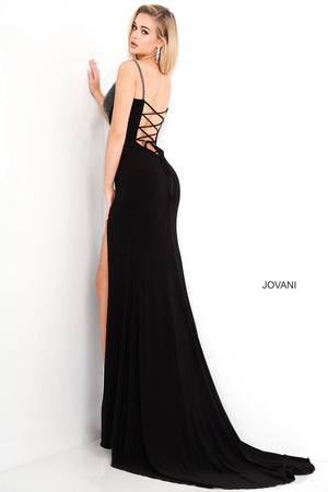 Jovani 03251 prom dress images.  Jovani 03251 is available in these colors: Black.