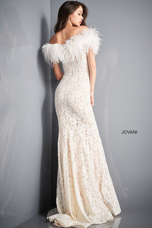 Jovani 06451 prom dress images.  Jovani 06451 is available in these colors: Ivory, Black, Emerald, Ivory, Light Blue, Navy, Red.