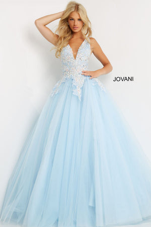 Jovani 06808 Lightblue prom dresses images.