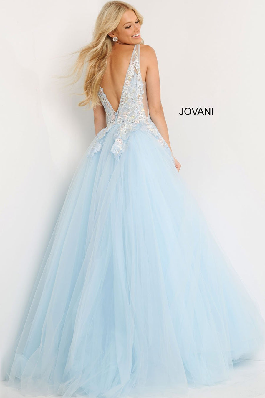 Jovani 06808 Lightblue prom dresses images.