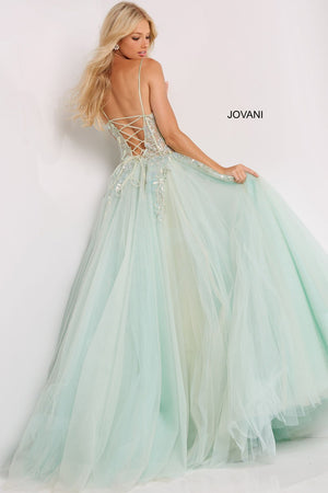 Jovani 06816 Mint prom dresses images.