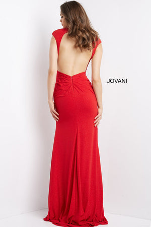 Jovani 06859 Red prom dresses images.