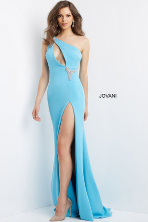 Jovani 07173 Turquoise prom dresses images.