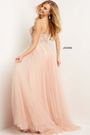 Jovani 07259 prom dress images.  Jovani style 07259 is available in these colors: Blush, Light Blue, Lilac, Navy.