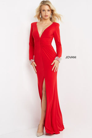 Jovani 07320 Red prom dresses images.
