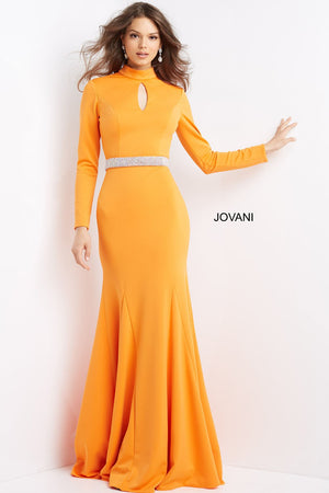Jovani 07392 Orange prom dresses images.