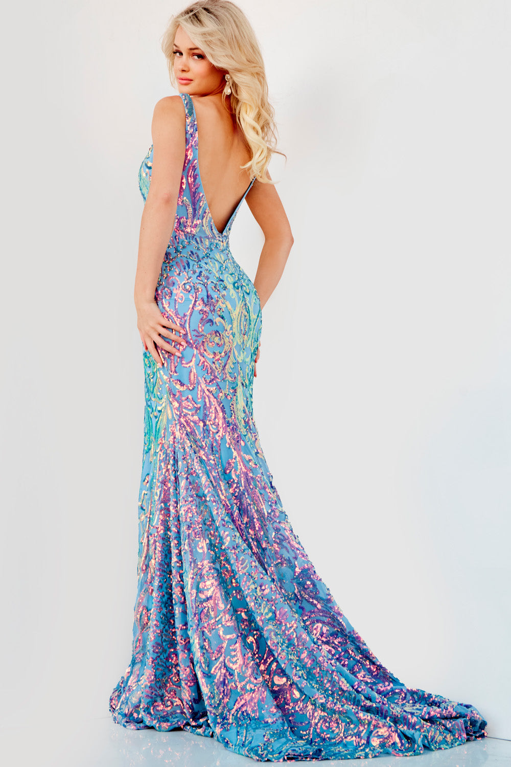 Multi Color Ombre Long Formal Evening Dresses on Luulla