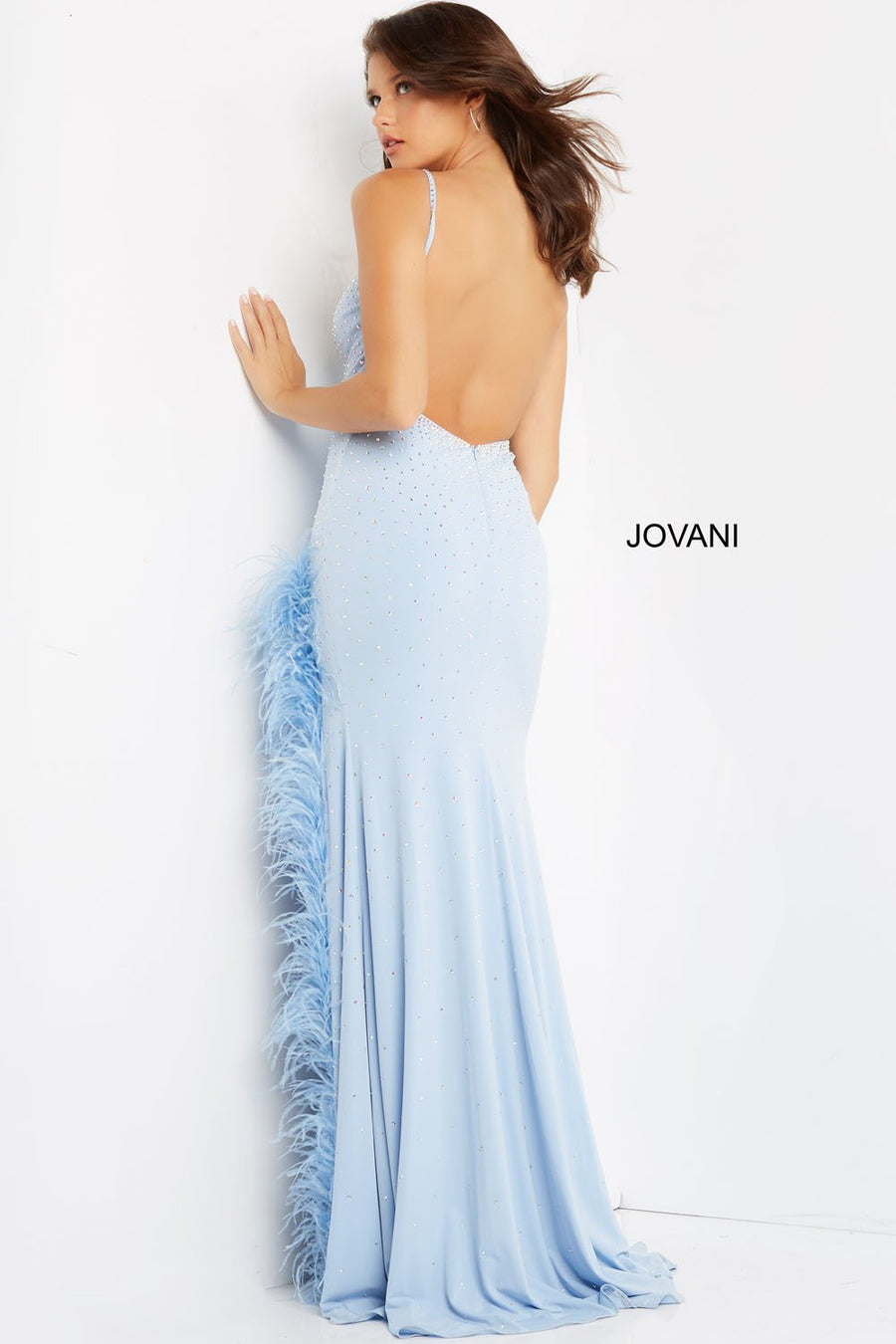 Jovani 08283 Lightblue prom dresses images.