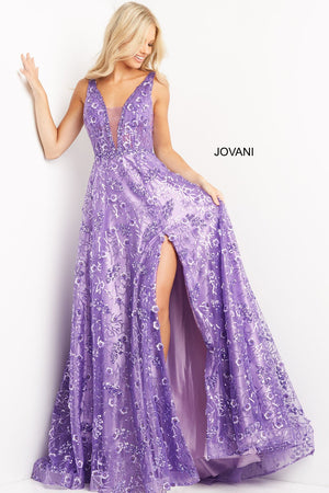 Jovani 08422 Purple prom dresses images.