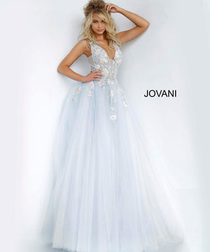 Jovani 11092 prom dress images.  Jovani 11092 is available in these colors: Light Blue.