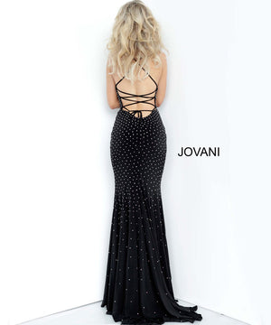 Jovani 1114 prom dress images.  Jovani 1114 is available in these colors: Black, Blush, Light Blue, Navy, Red, White.