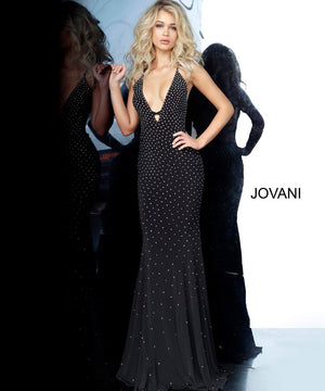 Jovani 1114 prom dress images.  Jovani 1114 is available in these colors: Black, Blush, Light Blue, Navy, Red, White.