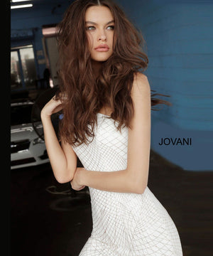 Jovani 1119 prom dress images.  Jovani 1119 is available in these colors: Magenta, Off White Gold, Navy.