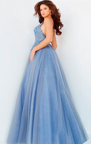 Jovani 22546 Cloud prom dress images.  Jovani style 22546 is available in these colors: Cloud.