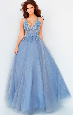 Jovani 22546 Cloud prom dress images.  Jovani style 22546 is available in these colors: Cloud.