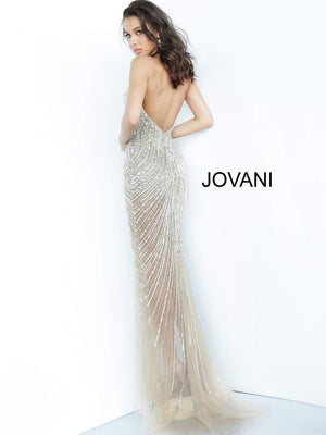 Jovani 2609 prom dress images.  Jovani 2609 is available in these colors: Nude.