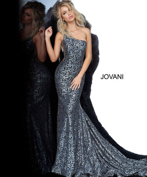 Jovani 3927 prom dress images.  Jovani 3927 is available in these colors: Black, Black Blue, Peacock, Red.