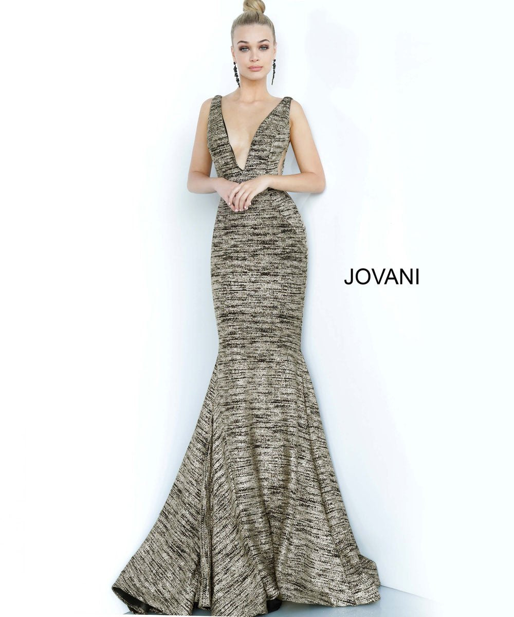 Jovani deals wine dress