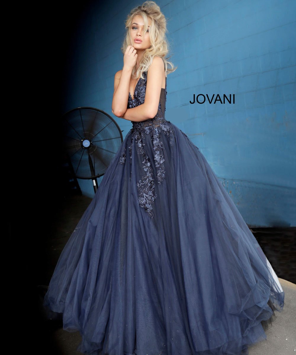 Jovani 55634 prom dress images.  Jovani 55634 is available in these colors: Champagne, Navy Black, Off White Blush, Off White Light Blue, Off White Lilac, Off White Off White, Off White Yellow, Red, Teal.