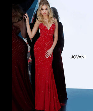 Jovani 63563 prom dress images.  Jovani 63563 is available in these colors: Black, Blush, Light Blue, Navy, Olive, Red, White.