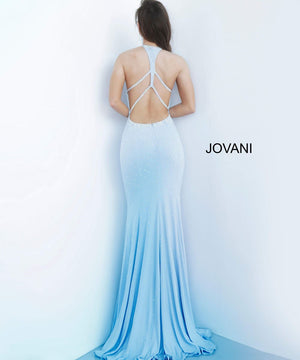Jovani 67101 prom dress images.  Jovani 67101 is available in these colors: Black, Blush, Light Blue, Mauve, Red, White.