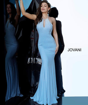 Jovani 67101 prom dress images.  Jovani 67101 is available in these colors: Black, Blush, Light Blue, Mauve, Red, White.