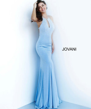 Jovani 67101 prom dress images.  Jovani 67101 is available in these colors: Black, Blush, Light Blue, Mauve, Red, White.