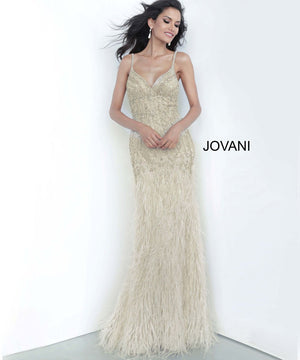 Jovani 68827 prom dress images.  Jovani 68827 is available in these colors: Cream.